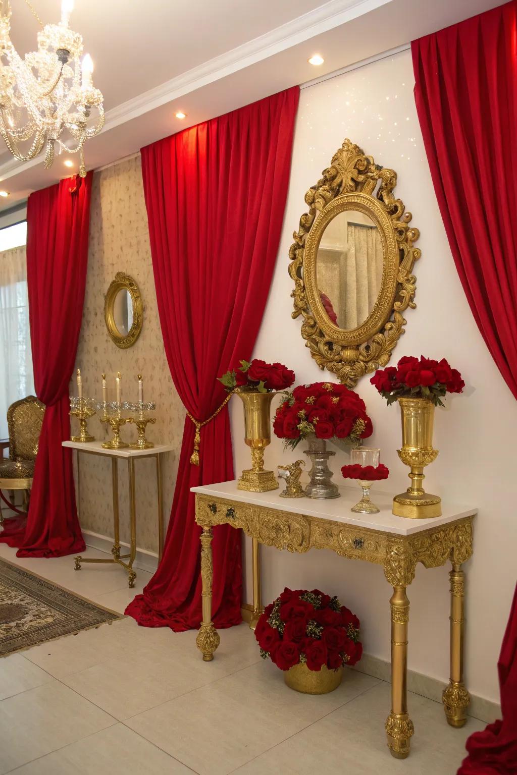 Elevate the atmosphere with a cohesive color palette.