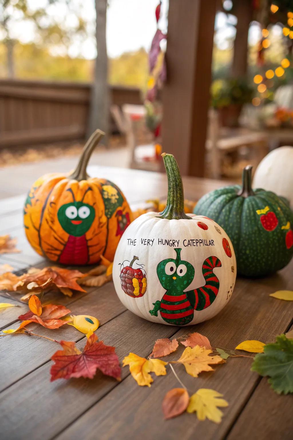 Narrative character squashes animate tales.