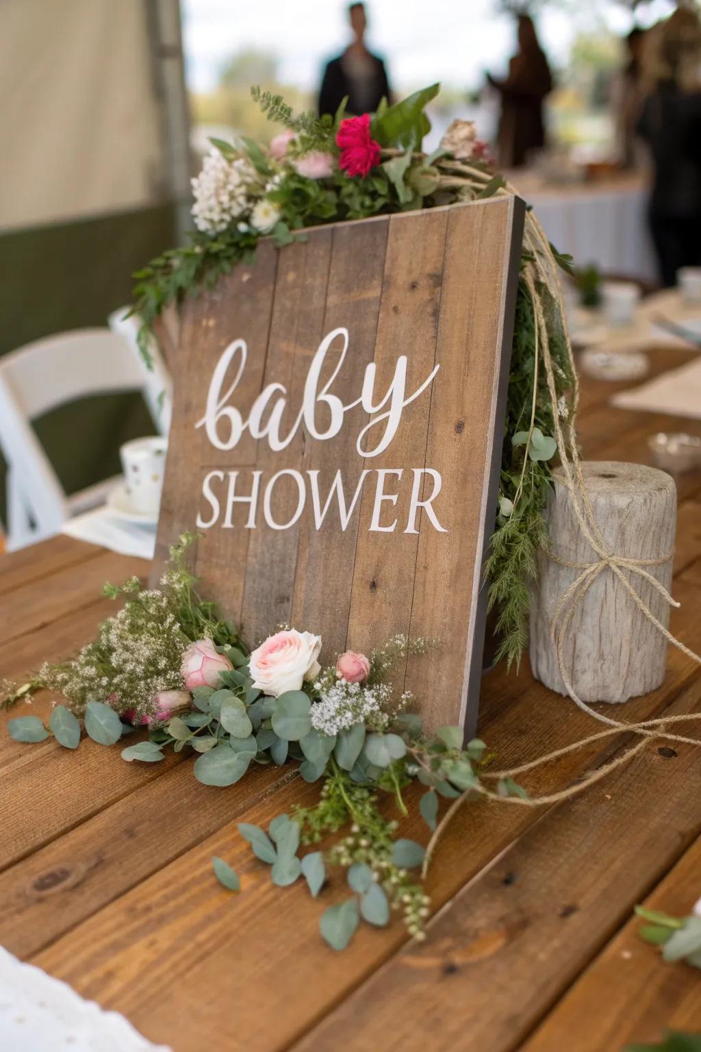 Country timber boards provide a warm and welcoming atmosphere.