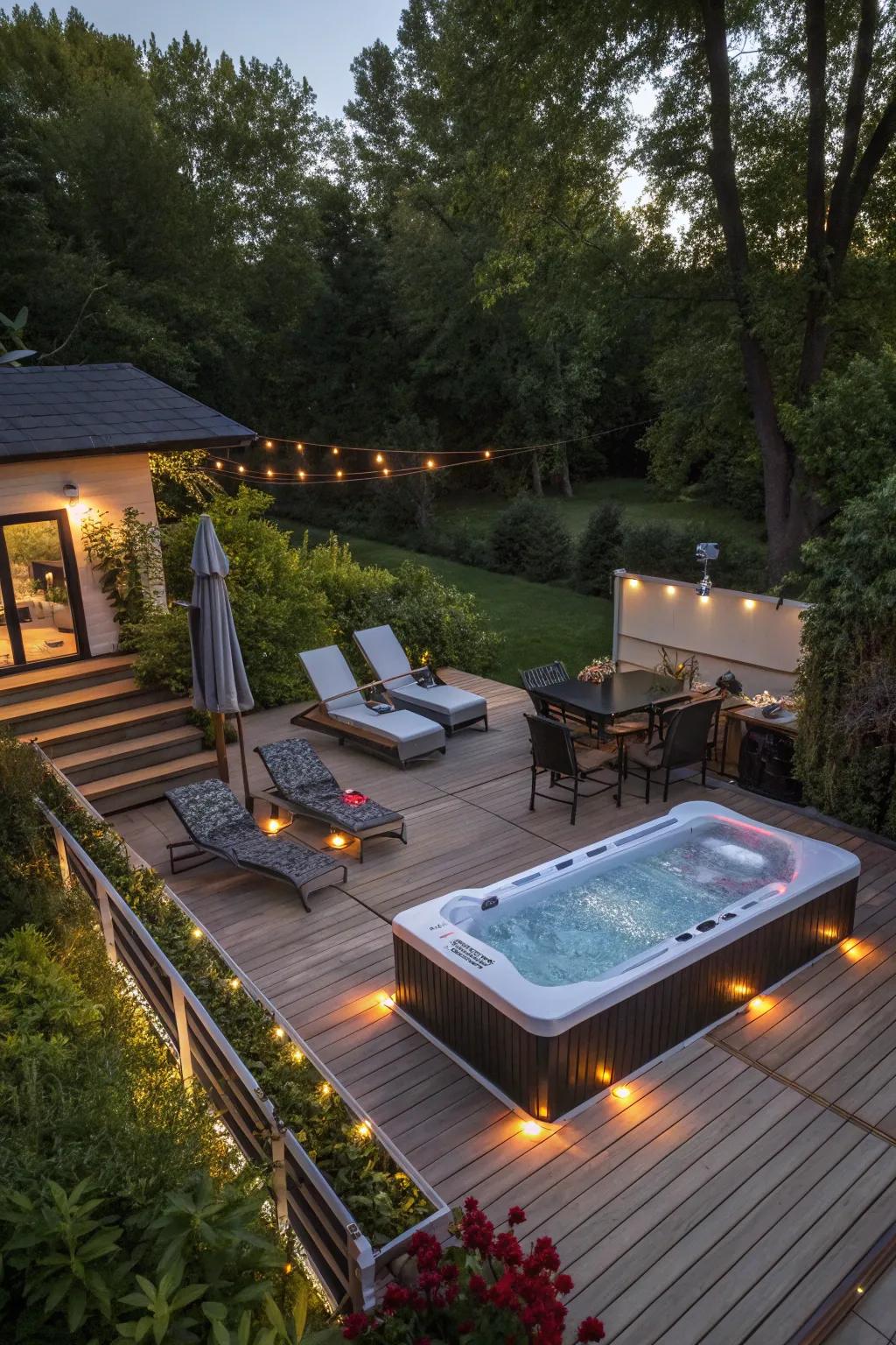 Solar-driven features provide sustainable energy solutions for your deck.