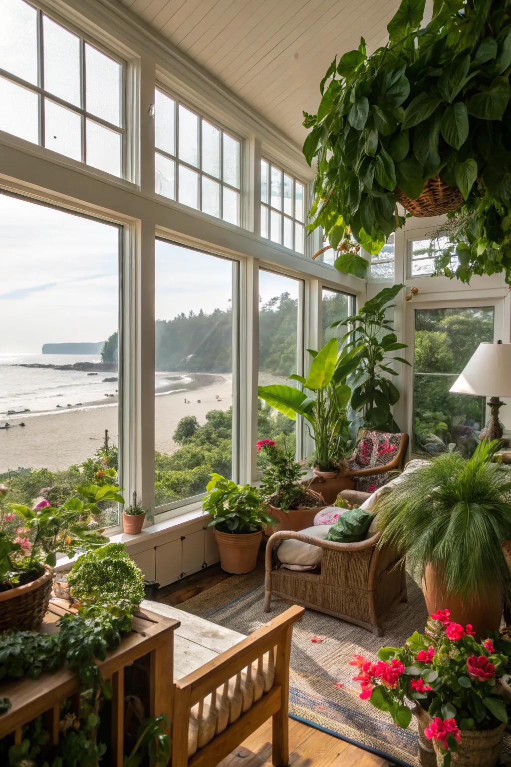 Greenery breathing life into your space.