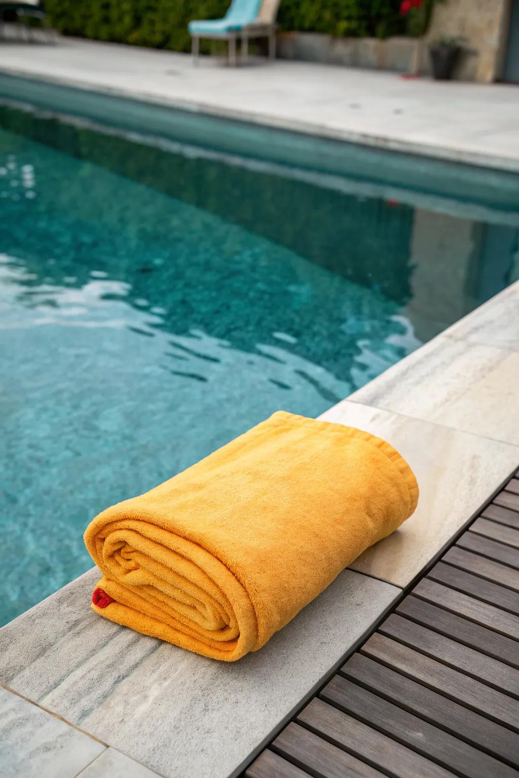 Travel light using quick-dry microfiber towels that save room.