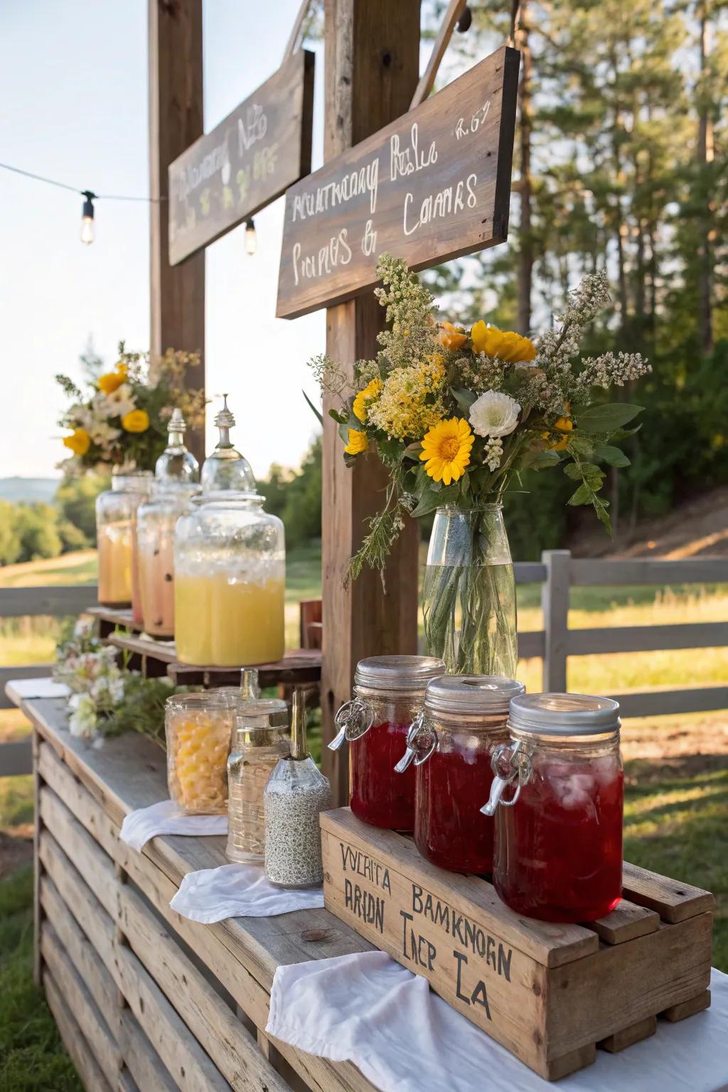 Add rustic charm with versatile preserving jars.