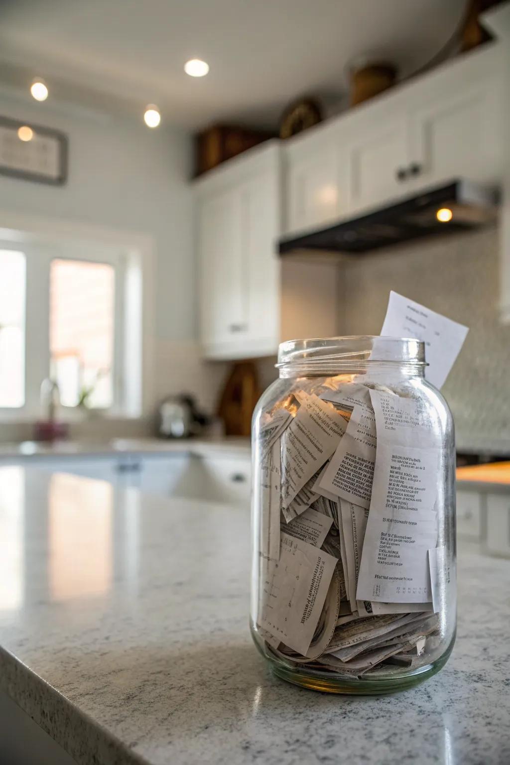 A straightforward technique for gathering and managing receipts.