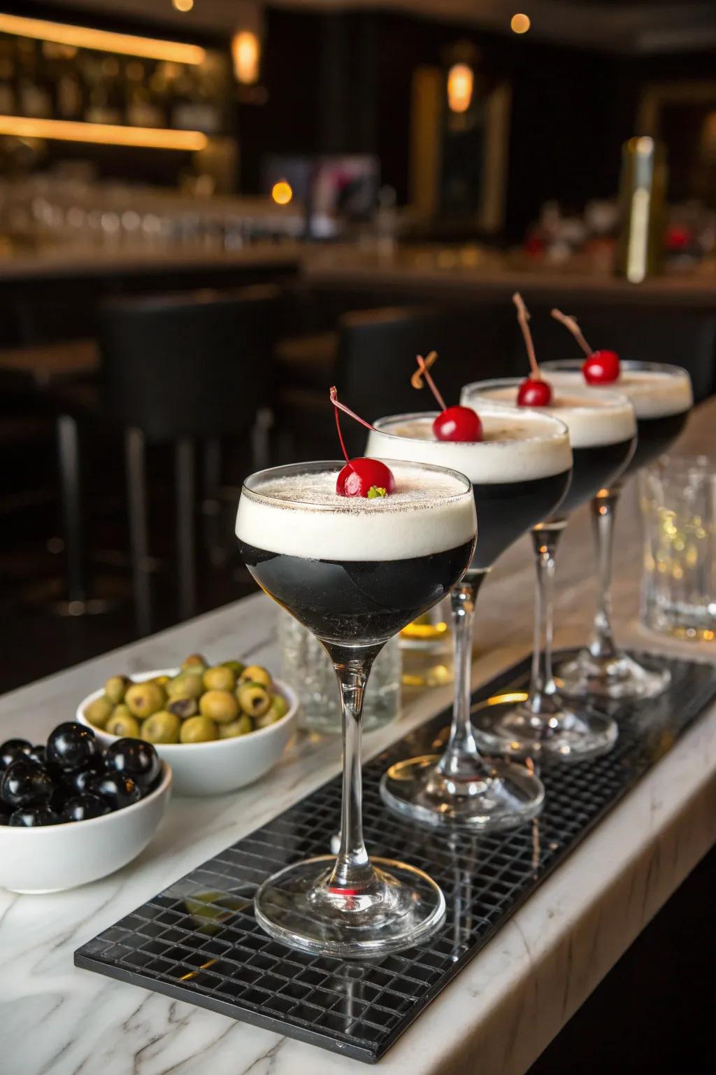 Themed beverages with stylish decorations elevate your celebration.