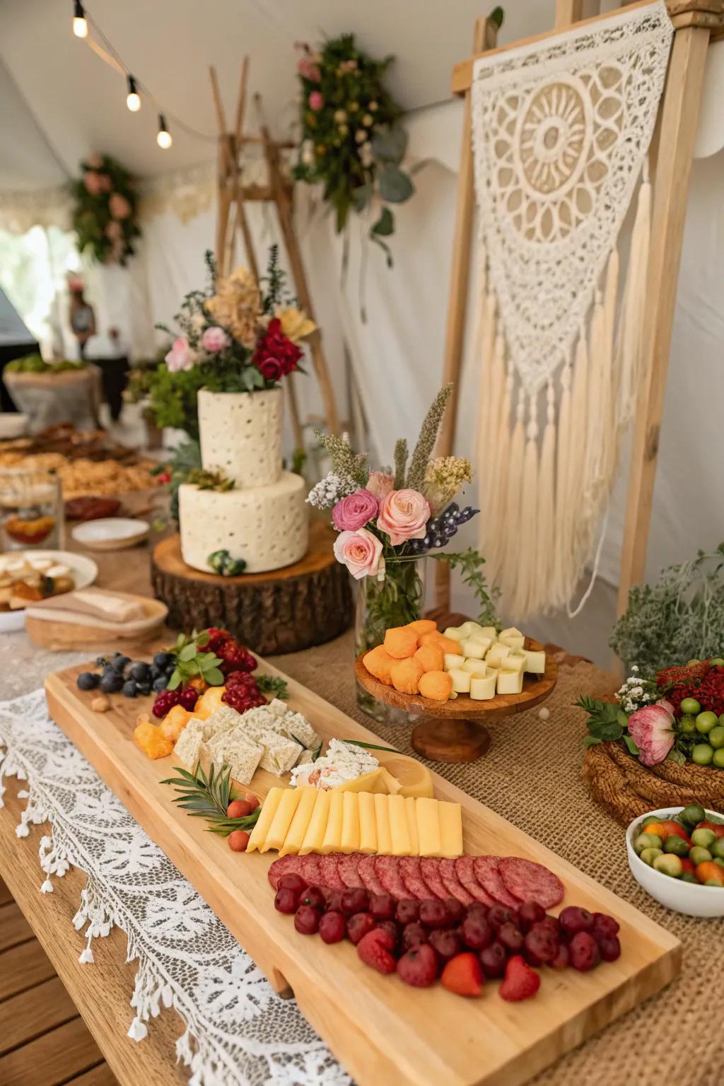 A themed food counter is a hit for casual dining.
