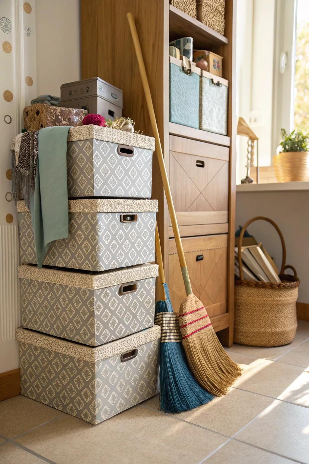 Turn functional storage into a stylish statement.