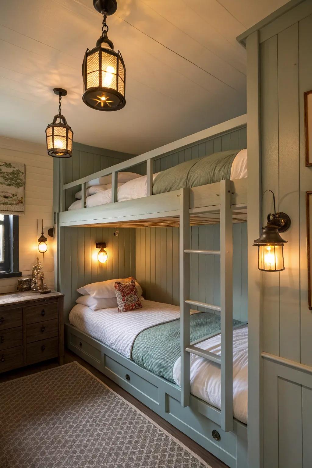 Vintage accents for an enduring charm.