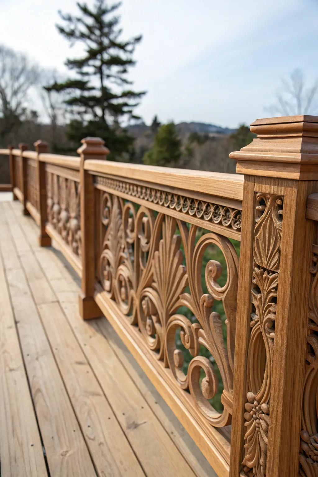 Elevate your deck with creative etchings.