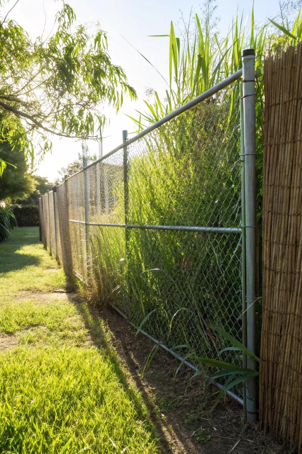 Reed displays furnish an organic and rapid privacy solution.