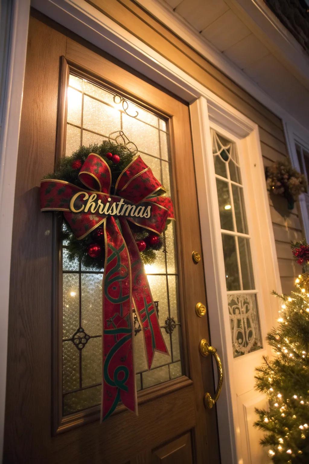 Make it personal with a customized bow.