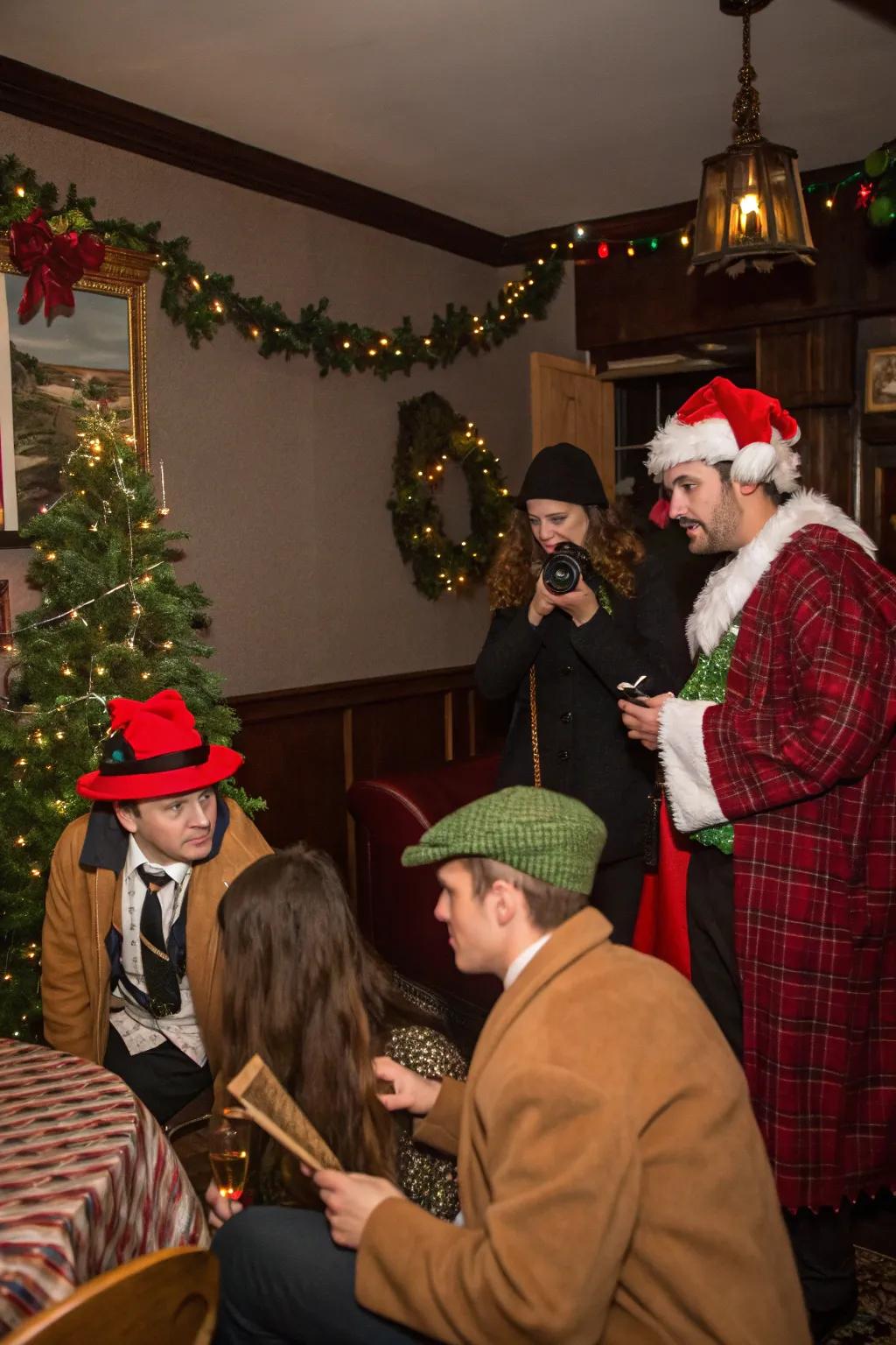 Captivate your guests with a festive whodunit extravaganza.