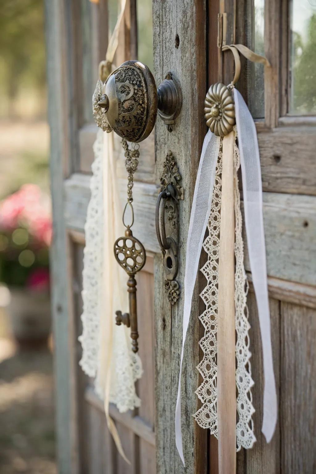 Antique elements bring a vintage charm.