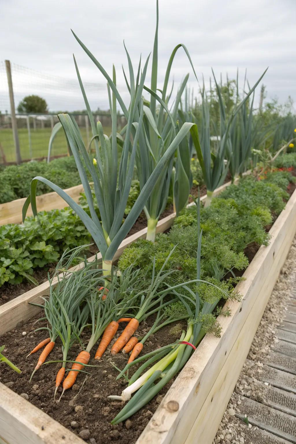 White spears and earth rockets, a link that improves garden health.