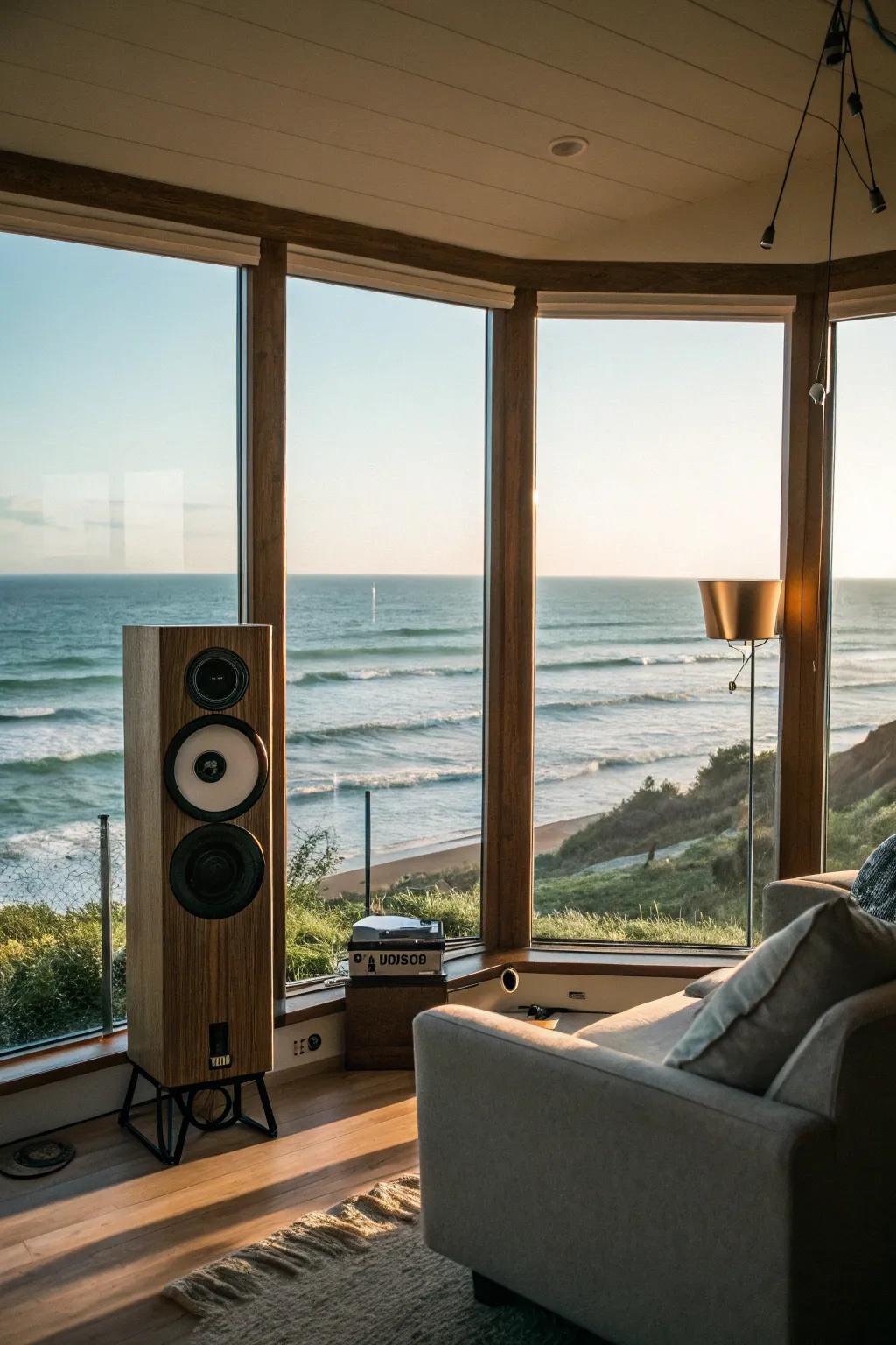 Sound effects that transport you to the peace of the sea.