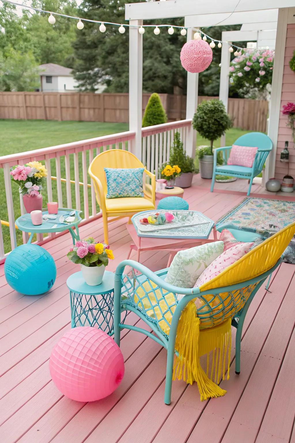 Tinted Shades offer a playful twist to traditional deck designs.