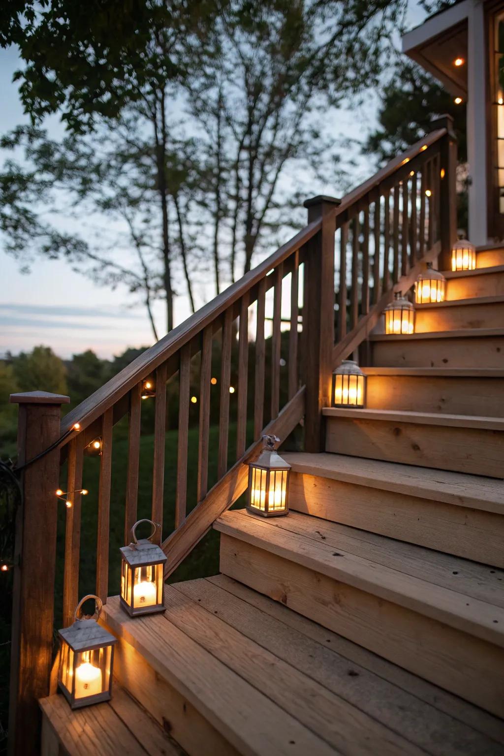Vintage lanterns for nostalgic charm