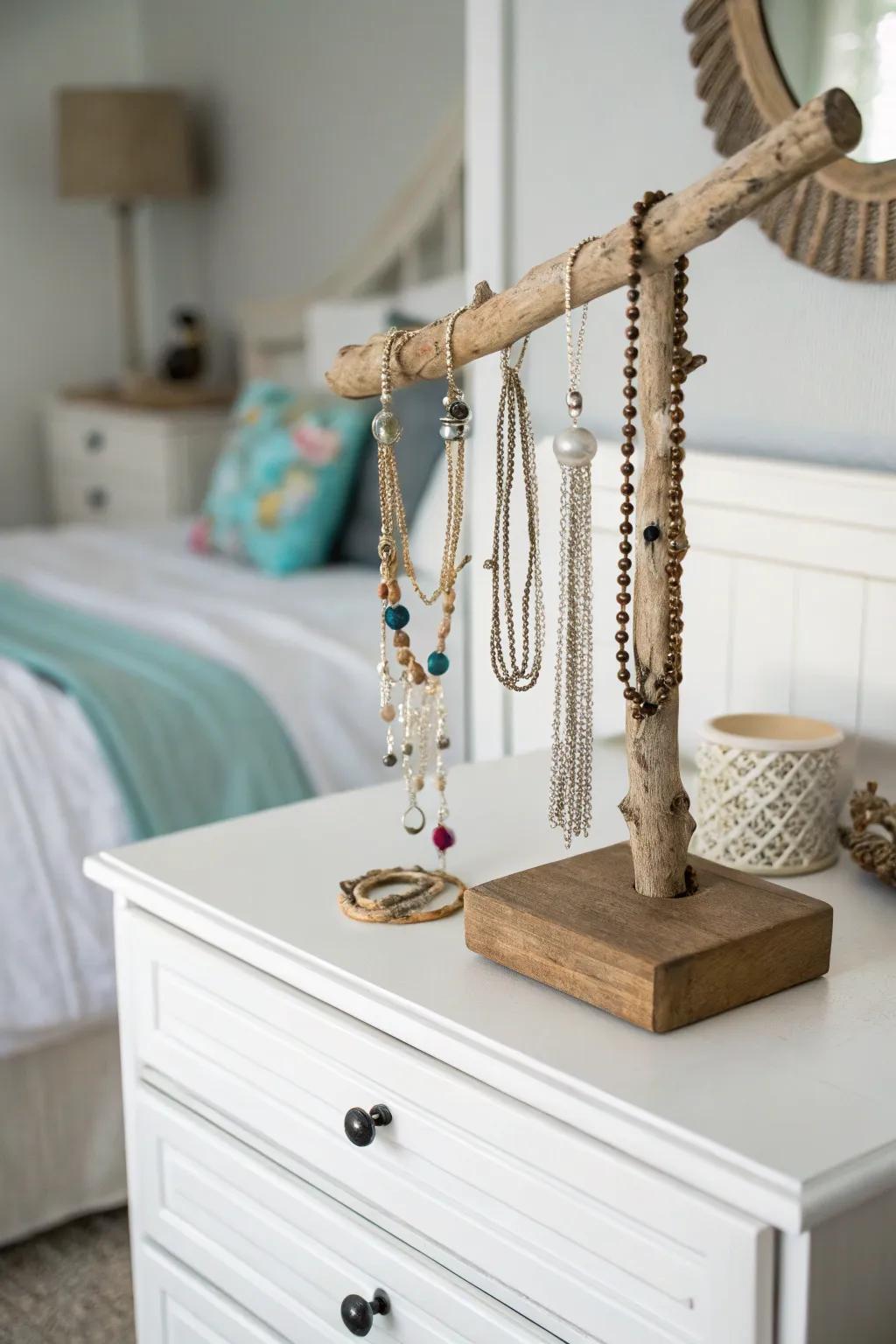 Arrange your adornments utilizing a shorewood jewelry display.