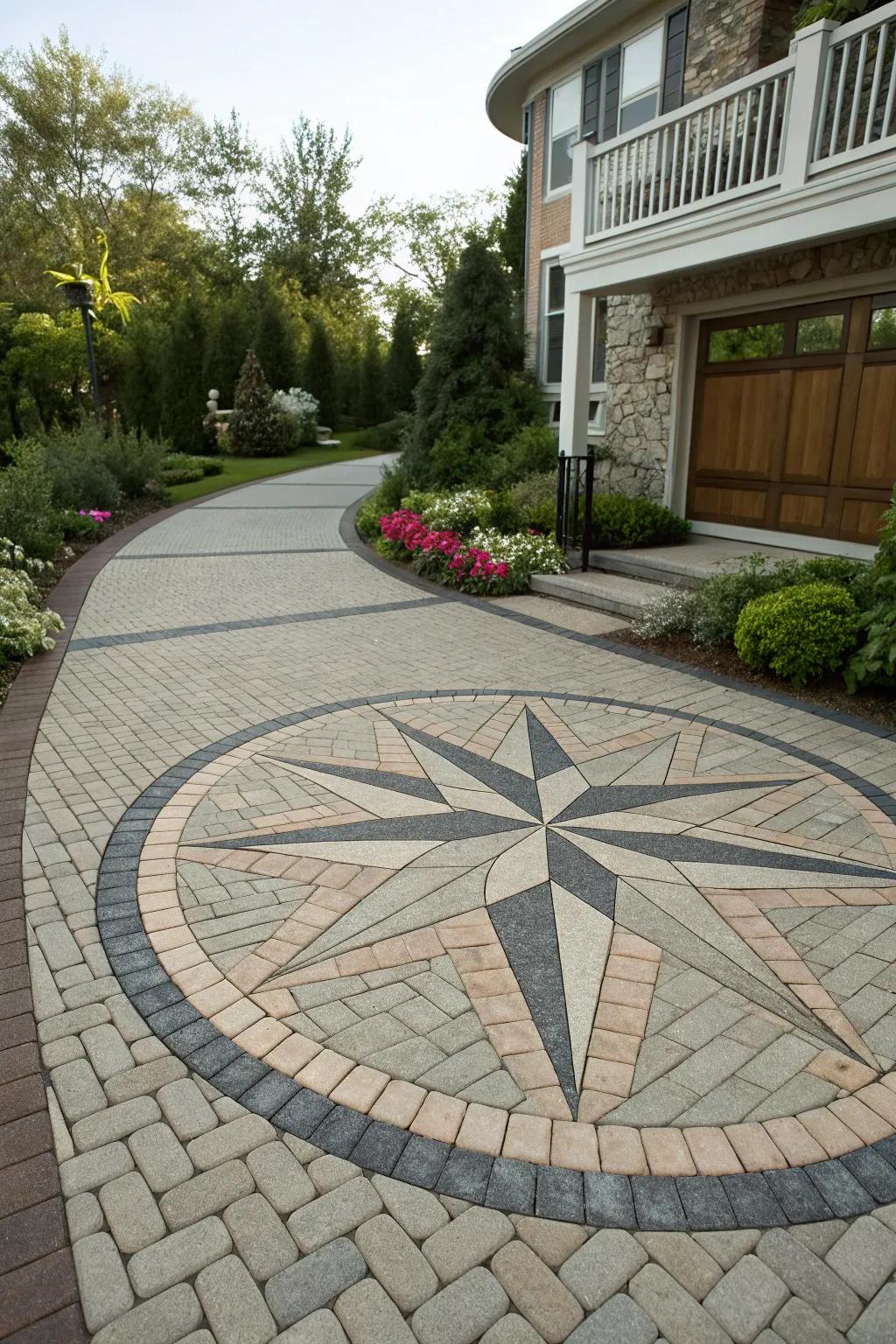 Custom patterns can infuse your driveway with a personal touch.