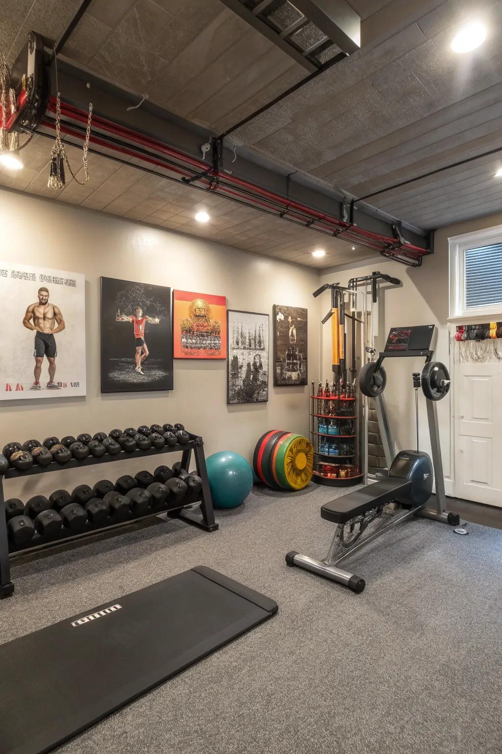 Achieve your fitness goals with a home gym.