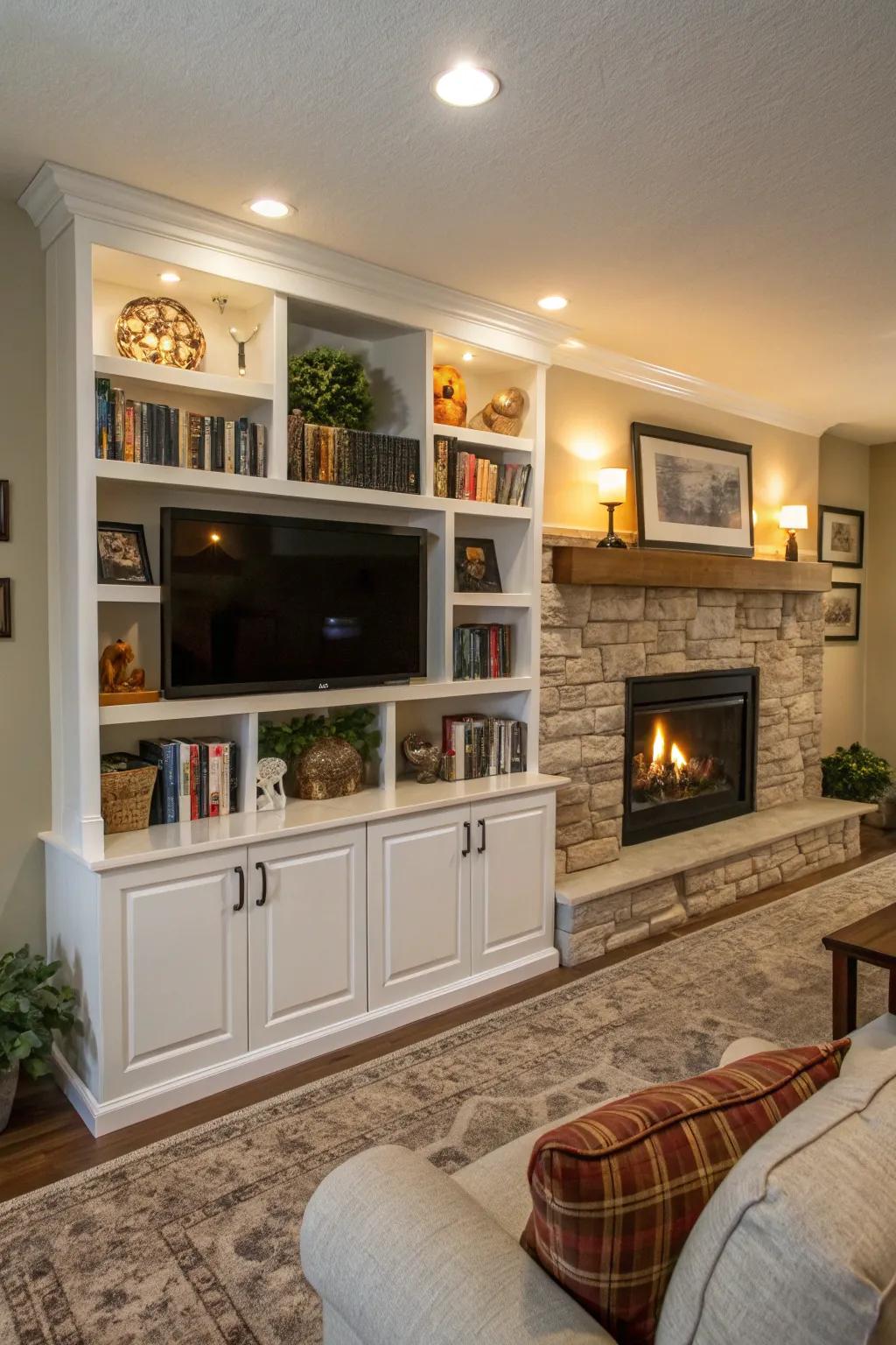 Personal display: The allure of open shelving.