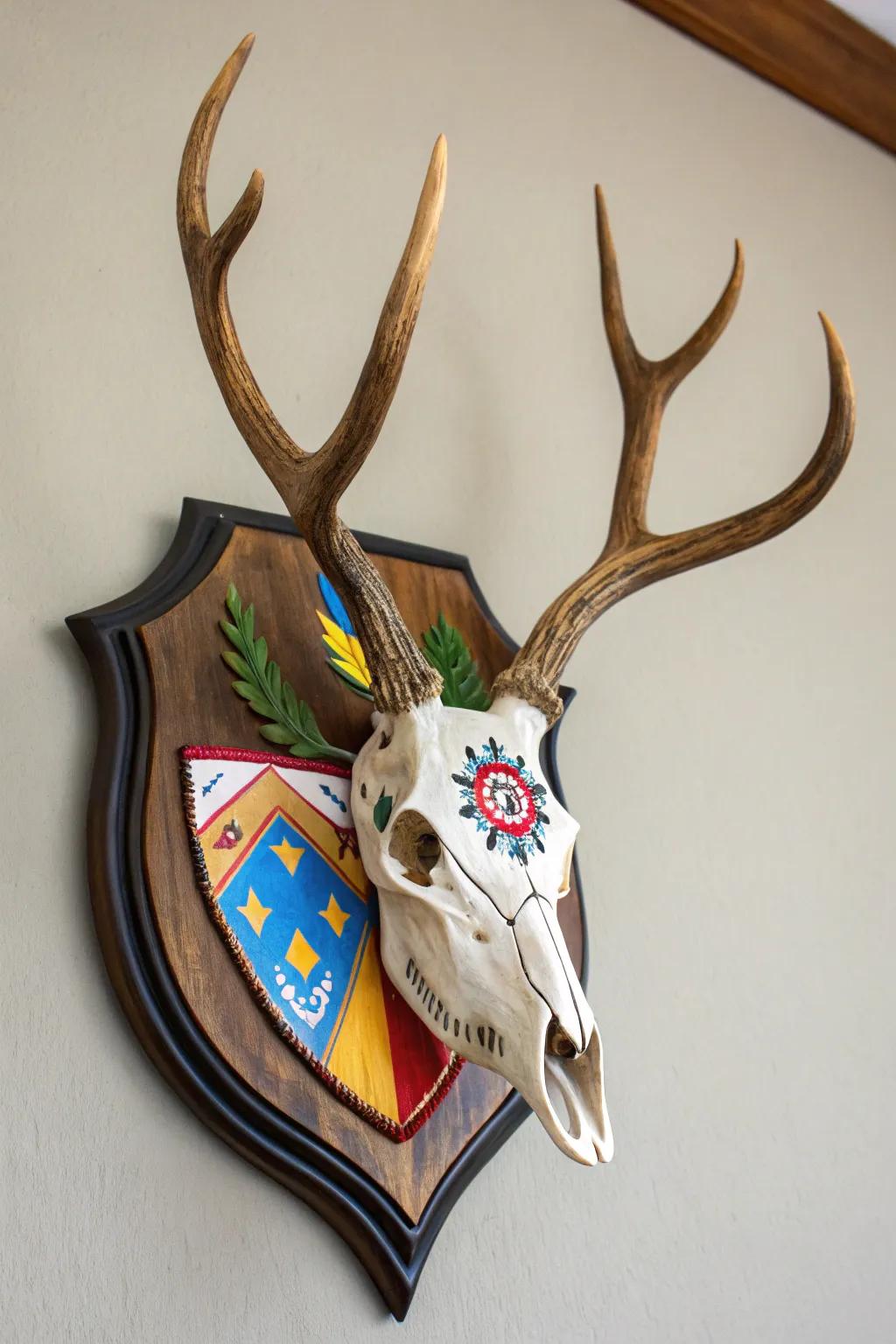 Painted accents inject vibrancy into your display.