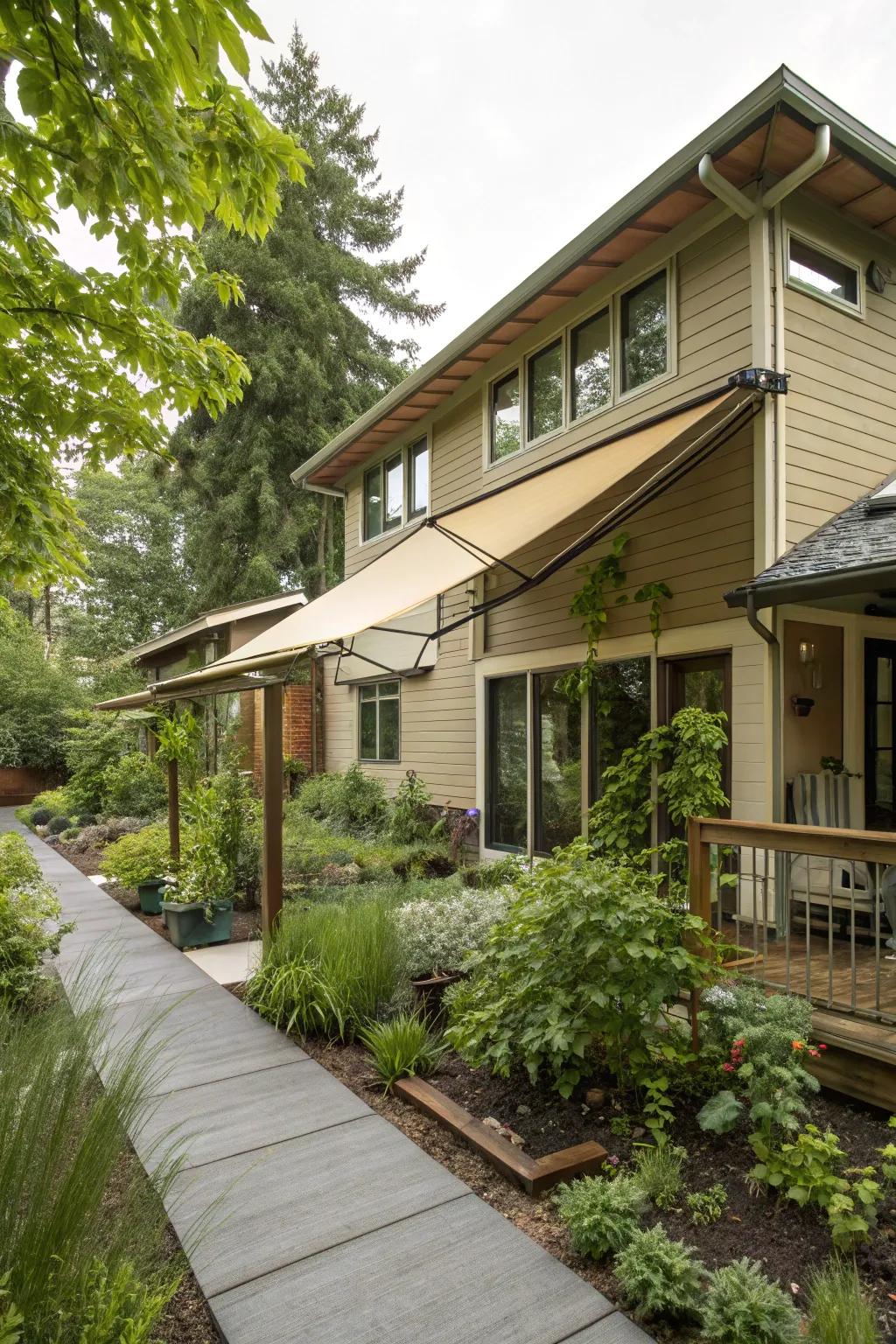 Eco-friendly fabric shades combining sustainability with style.