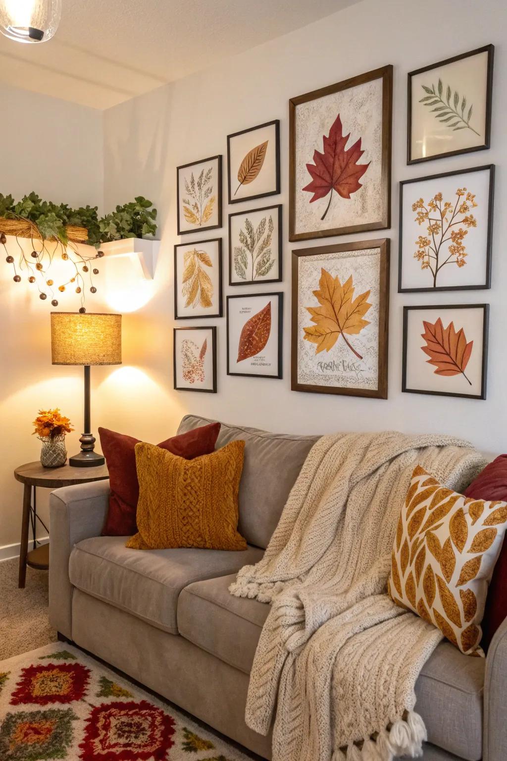 Art spectacles introducing seasonal colors and themes to fall decor.
