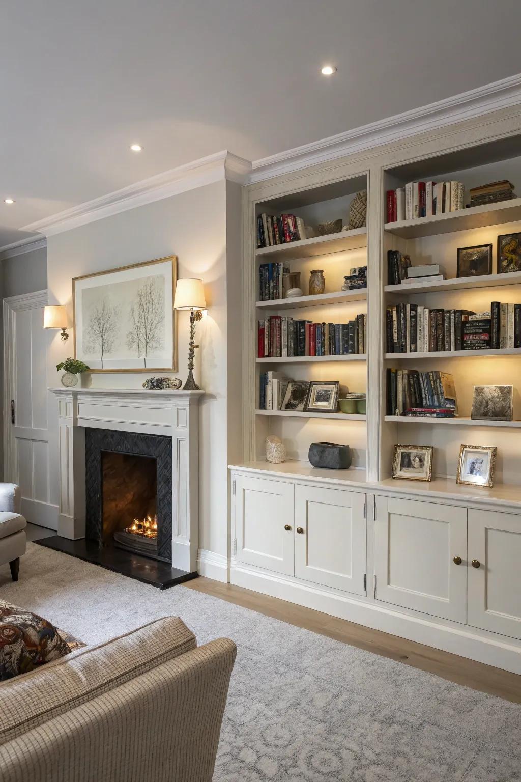 Secret compartments offer discreet storage solutions.