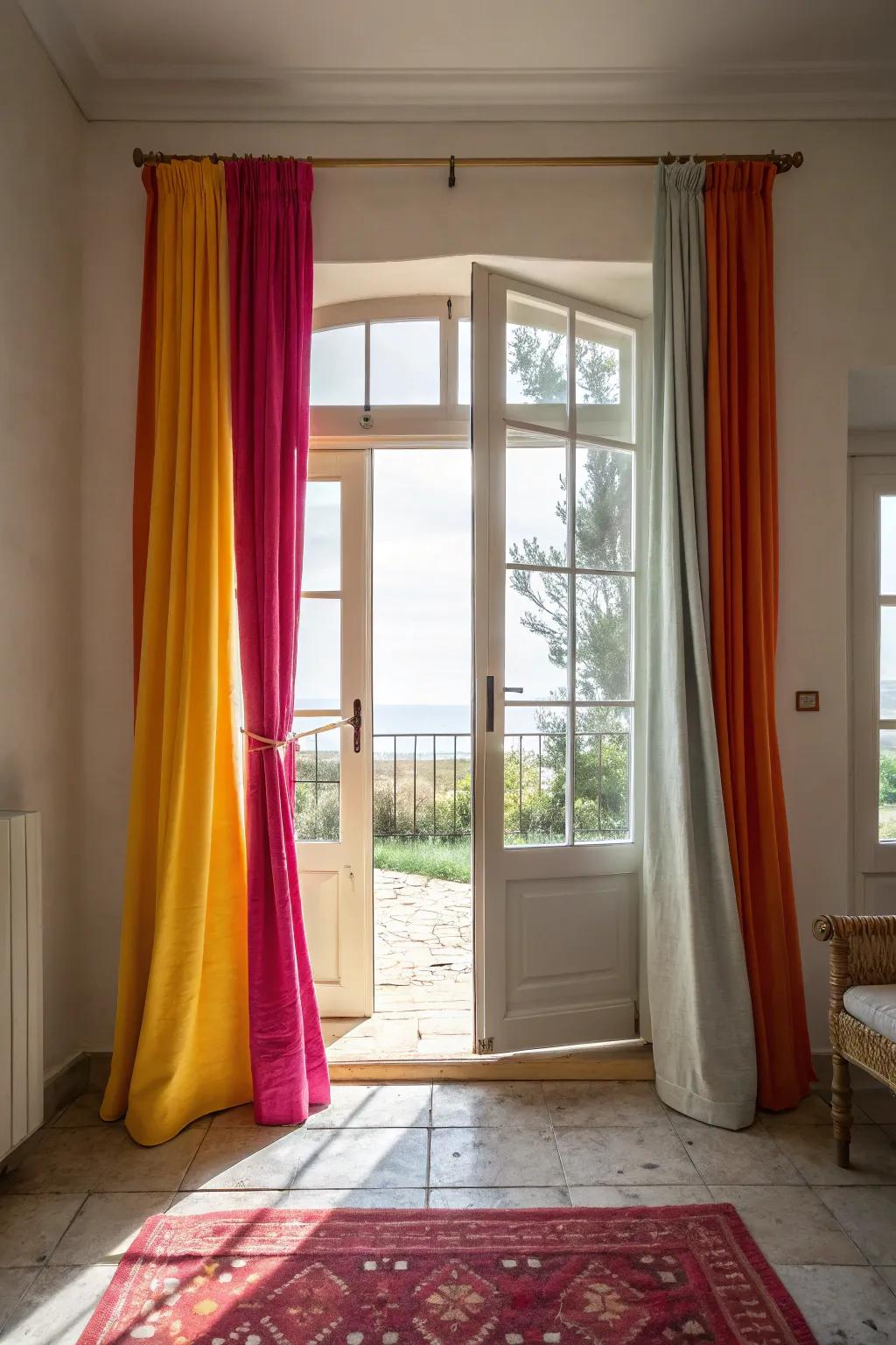 A pop of color can transform your space.