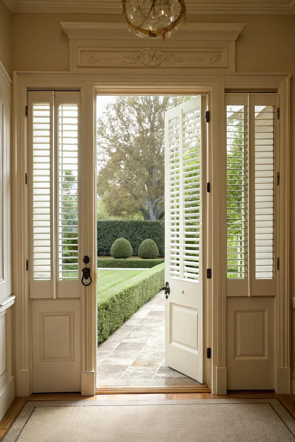 Panels provide ageless beauty and light management.