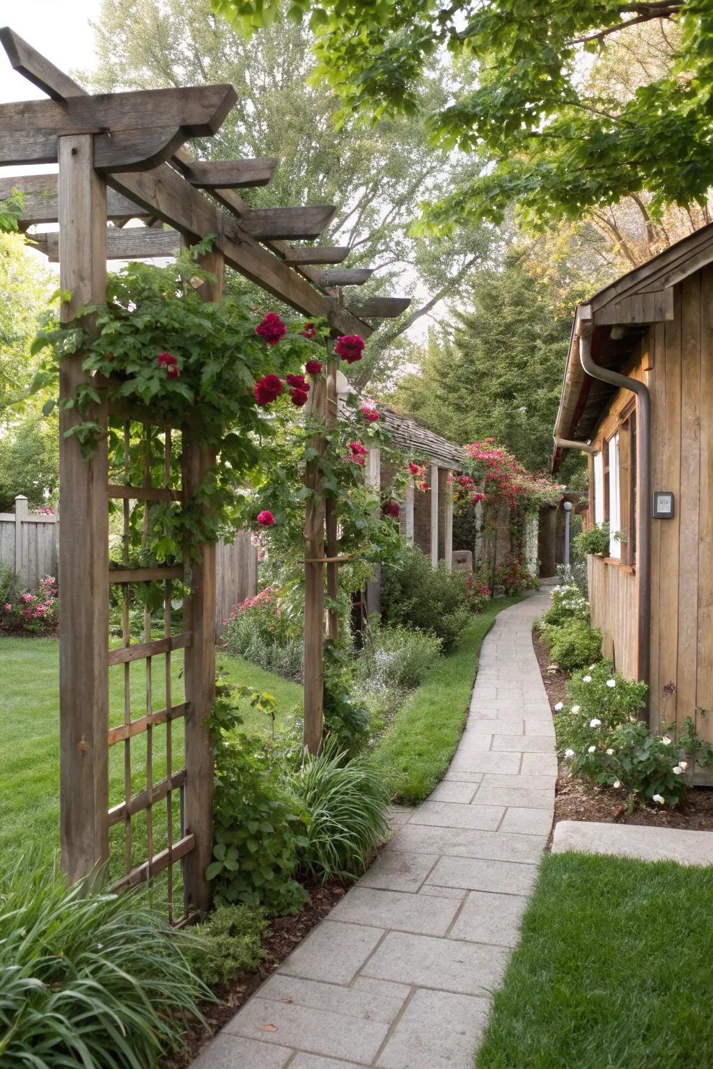 Upright builds adding height and drama