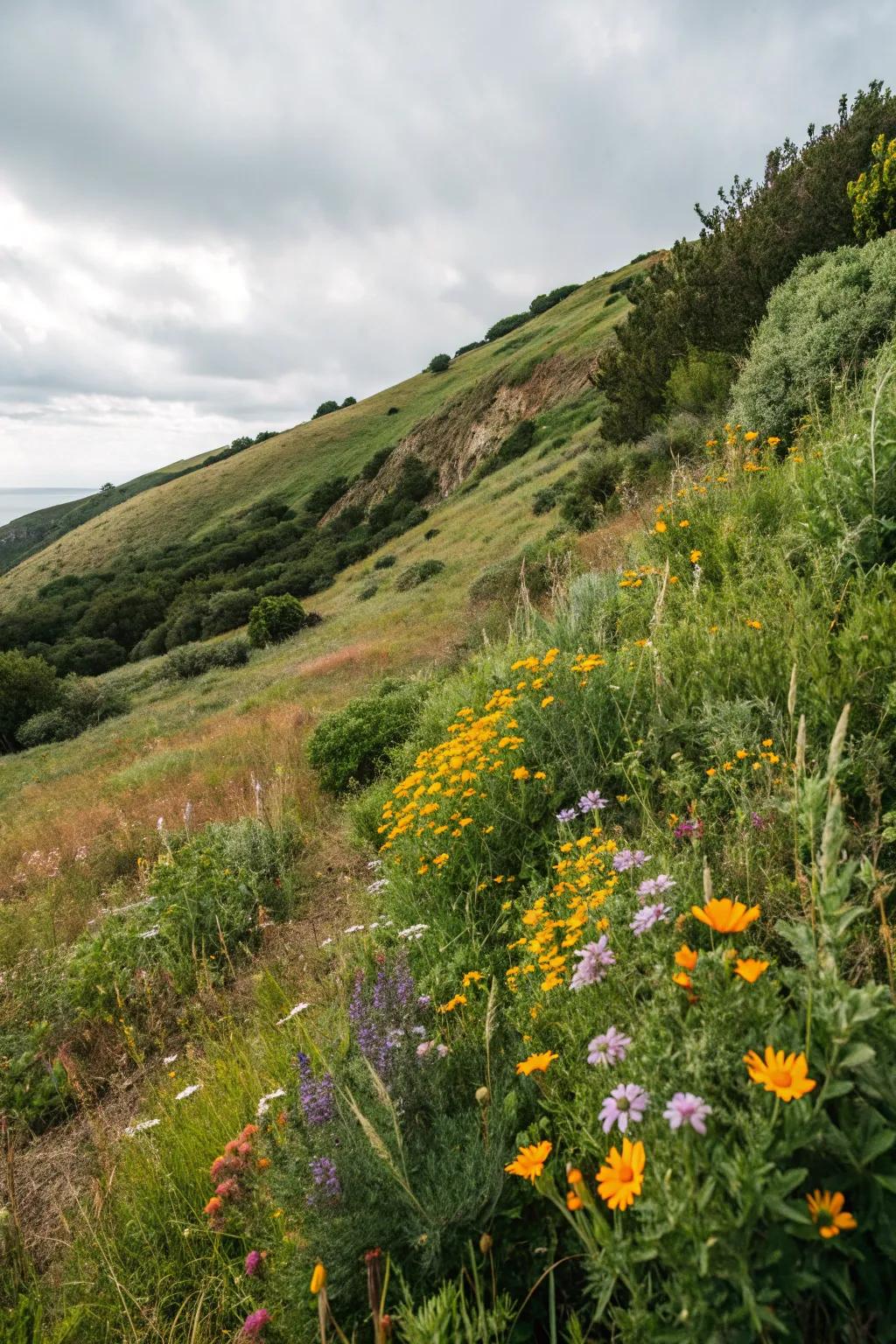 Indigenous plantings prosper with minimal care and sustain regional wildlife.