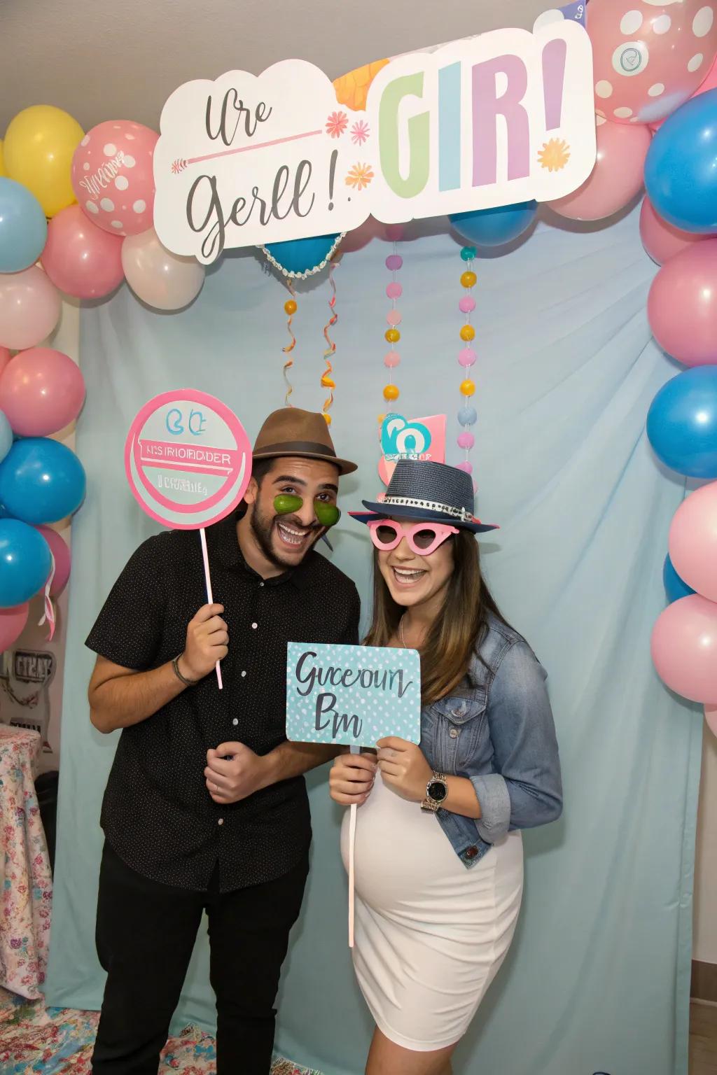 A creative picture station ensures memorable moments and plenty of laughs.