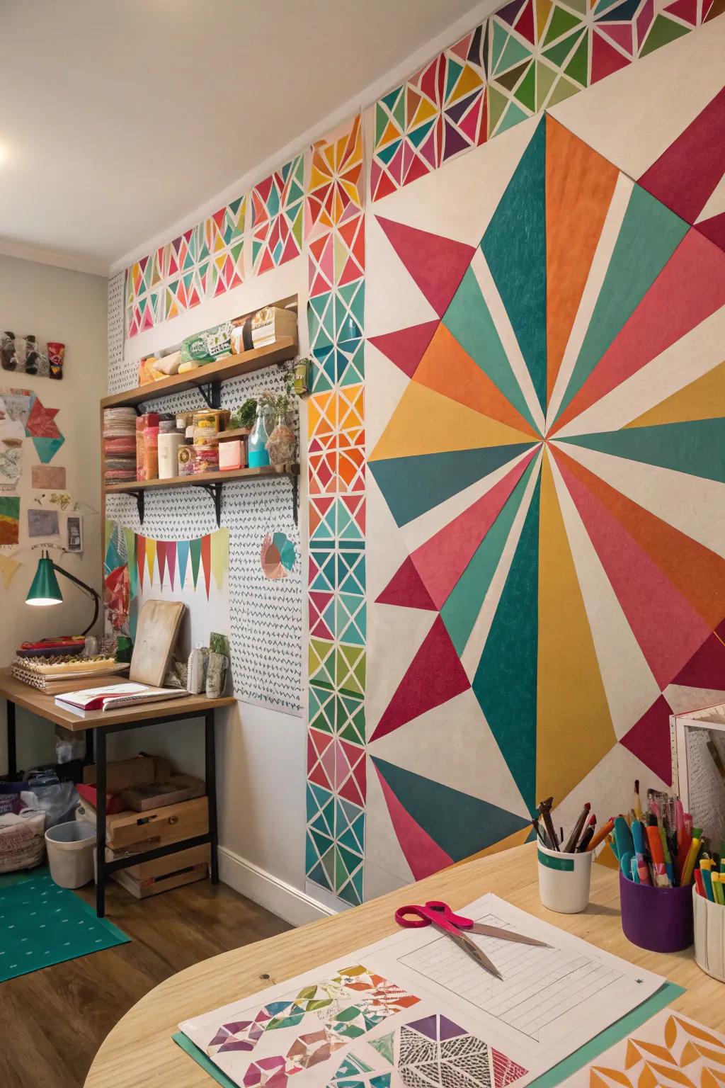 Inspire creativity through kaleidoscope patterns.