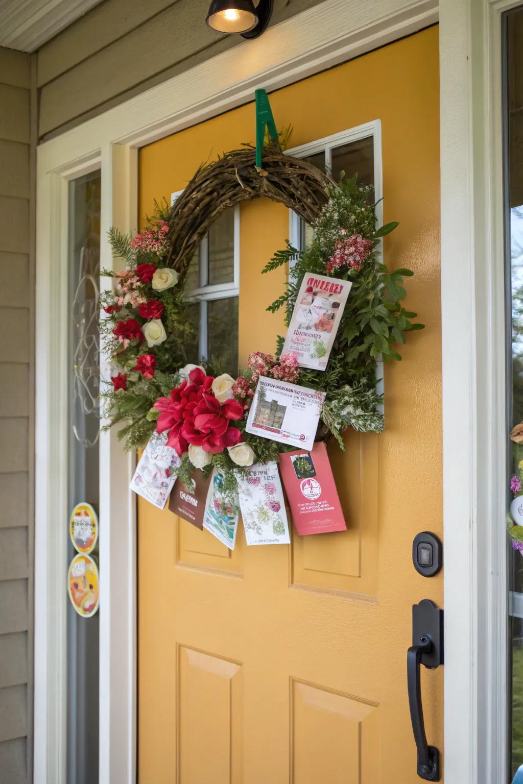 Gift card wreaths make an impressive and versatile gift presentation.