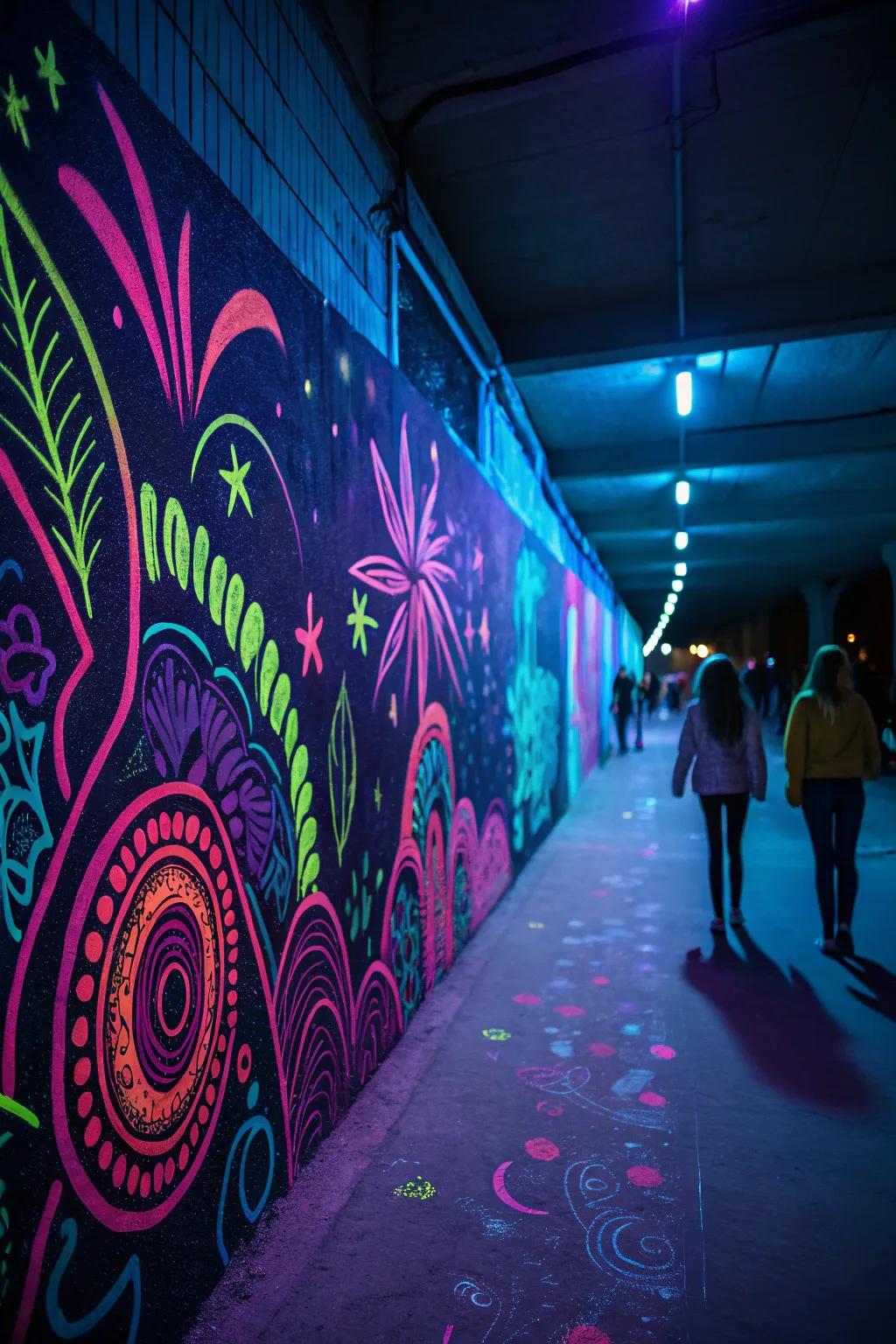 Turn your walls into glowing masterpieces with neon art.