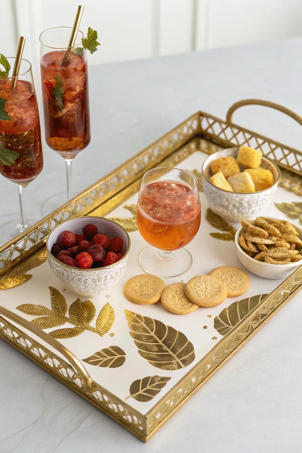 Serve with panache via a <strong><em>gold leaf</em></strong> serving board.” loading=”lazy” class=”pimg”>
	</picture><figcaption>Serve with panache via a <strong><em>gold leaf</em></strong> serving board.</figcaption></figure>
<p>Elevate your next social event with a <strong><em>gold leaf</em></strong> serving board. It presents an elegant means of presenting drinks or canapés.</p>
<h3>You might like:</h3>
<ul class=