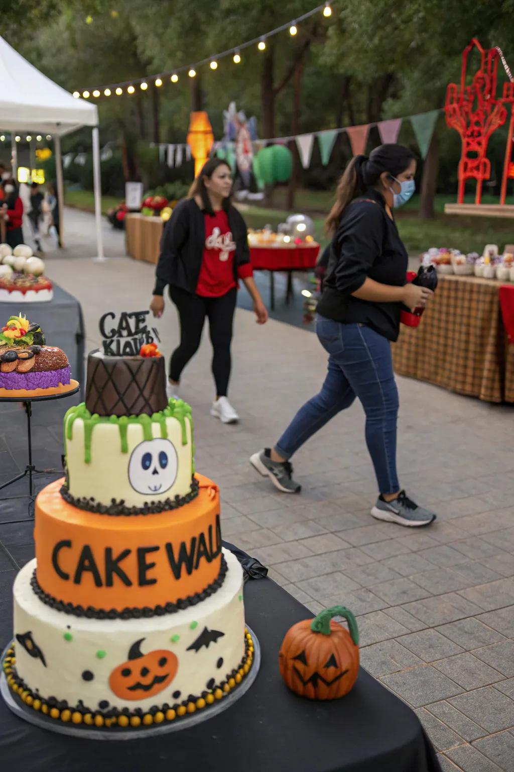 Snag a treat at the cake parade.