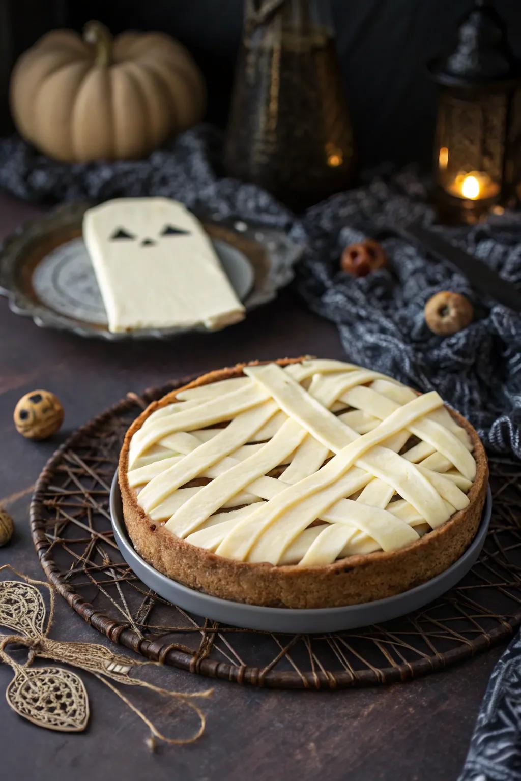 An entombed cheesecake for a hint of ancient eeriness.