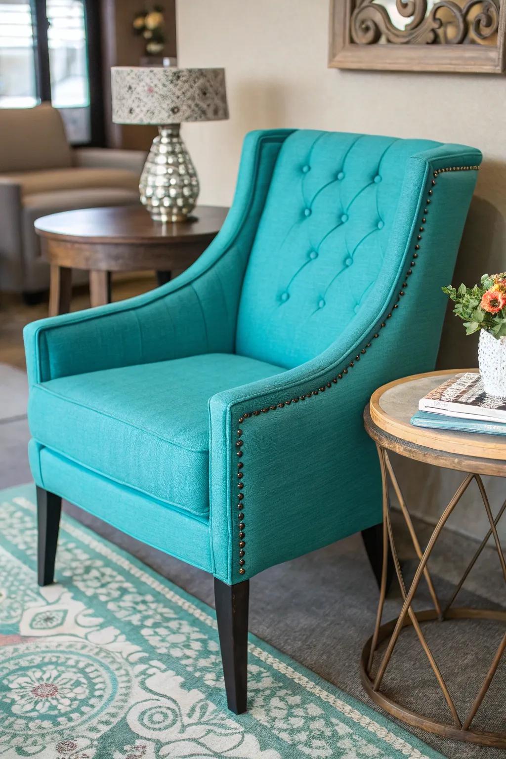 Highlight seats offer color and style to any nook.