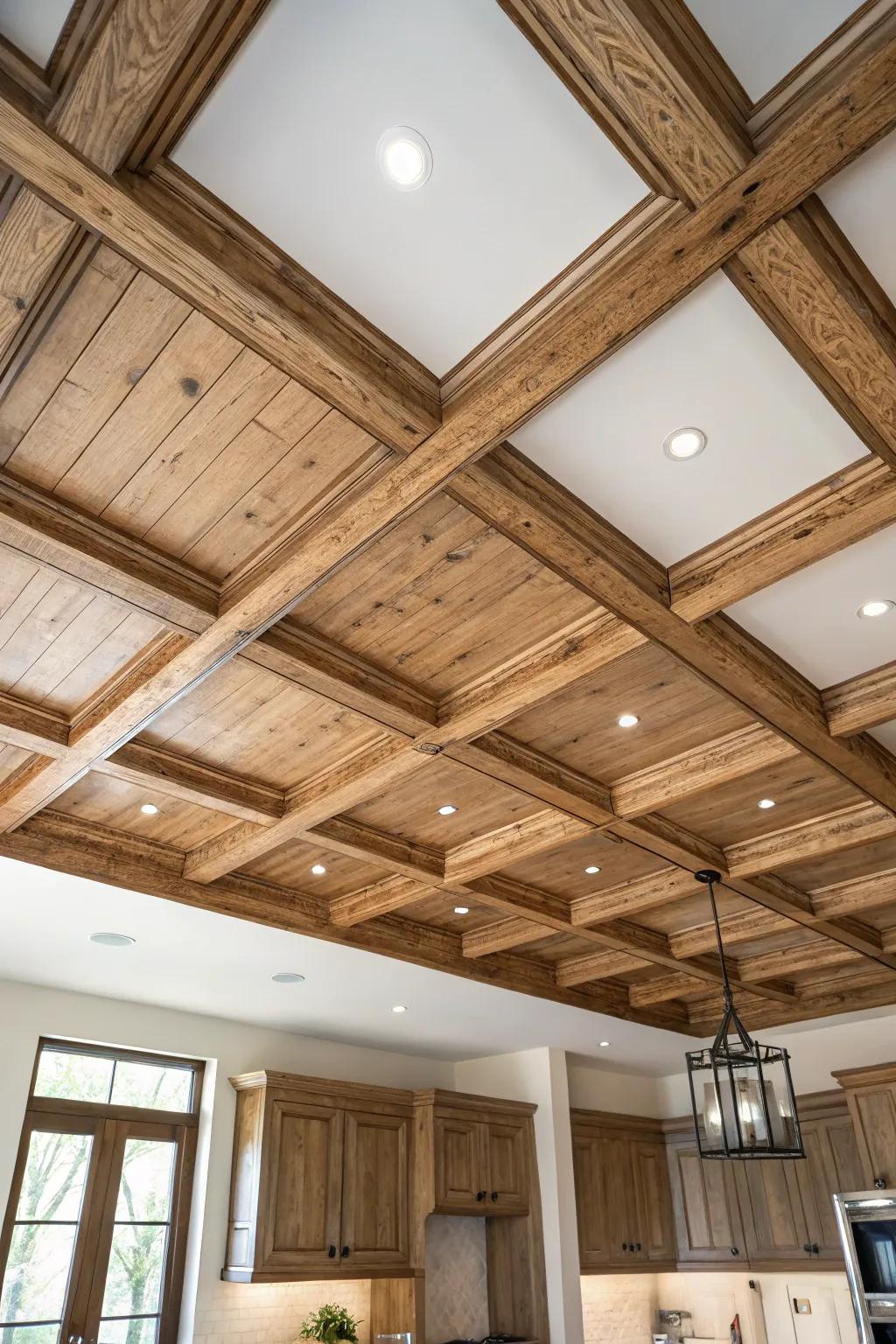 A lattice design utilizing supports adds form and visual fascination.