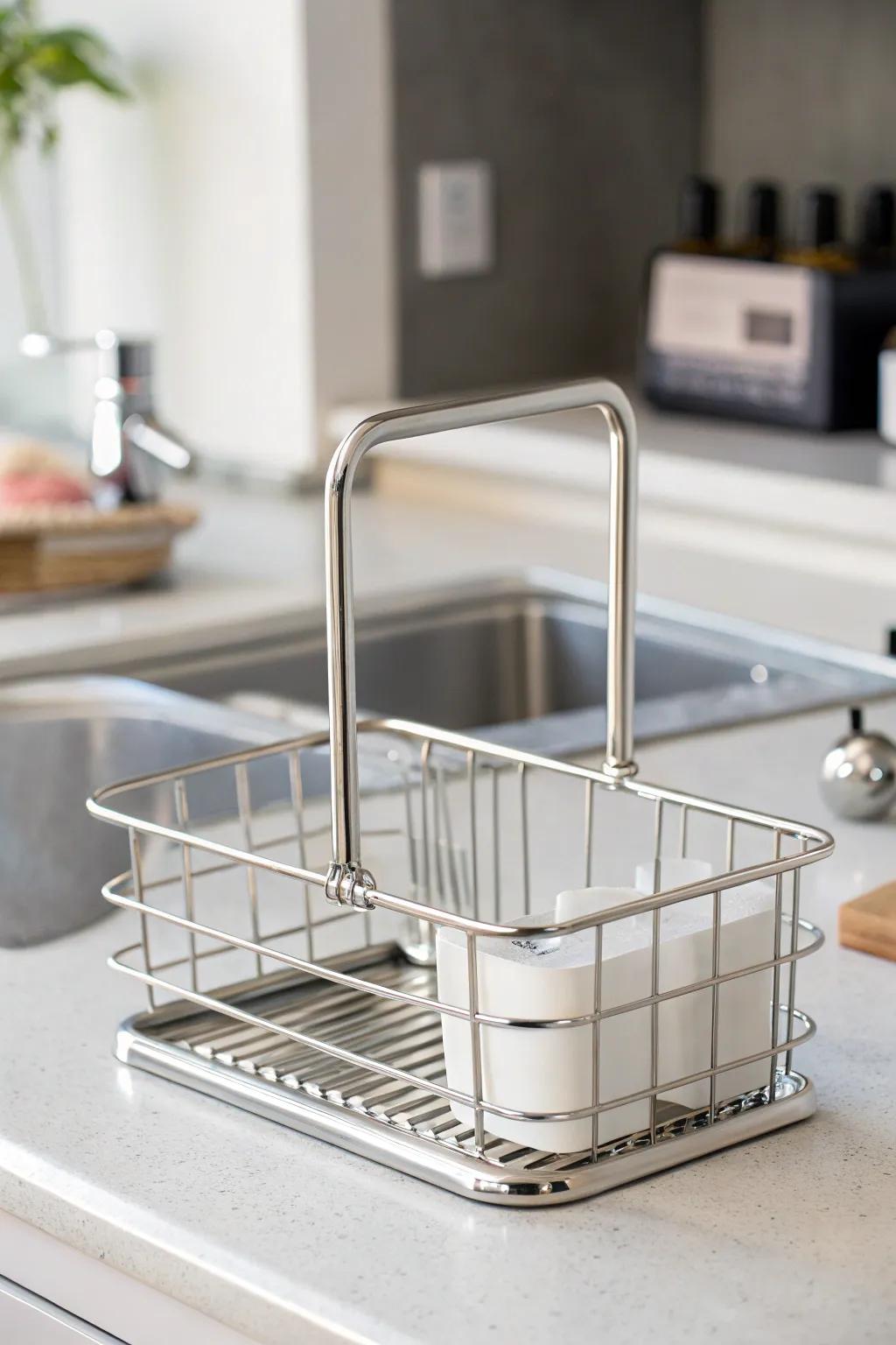 Simplicity meets function in an open design station.