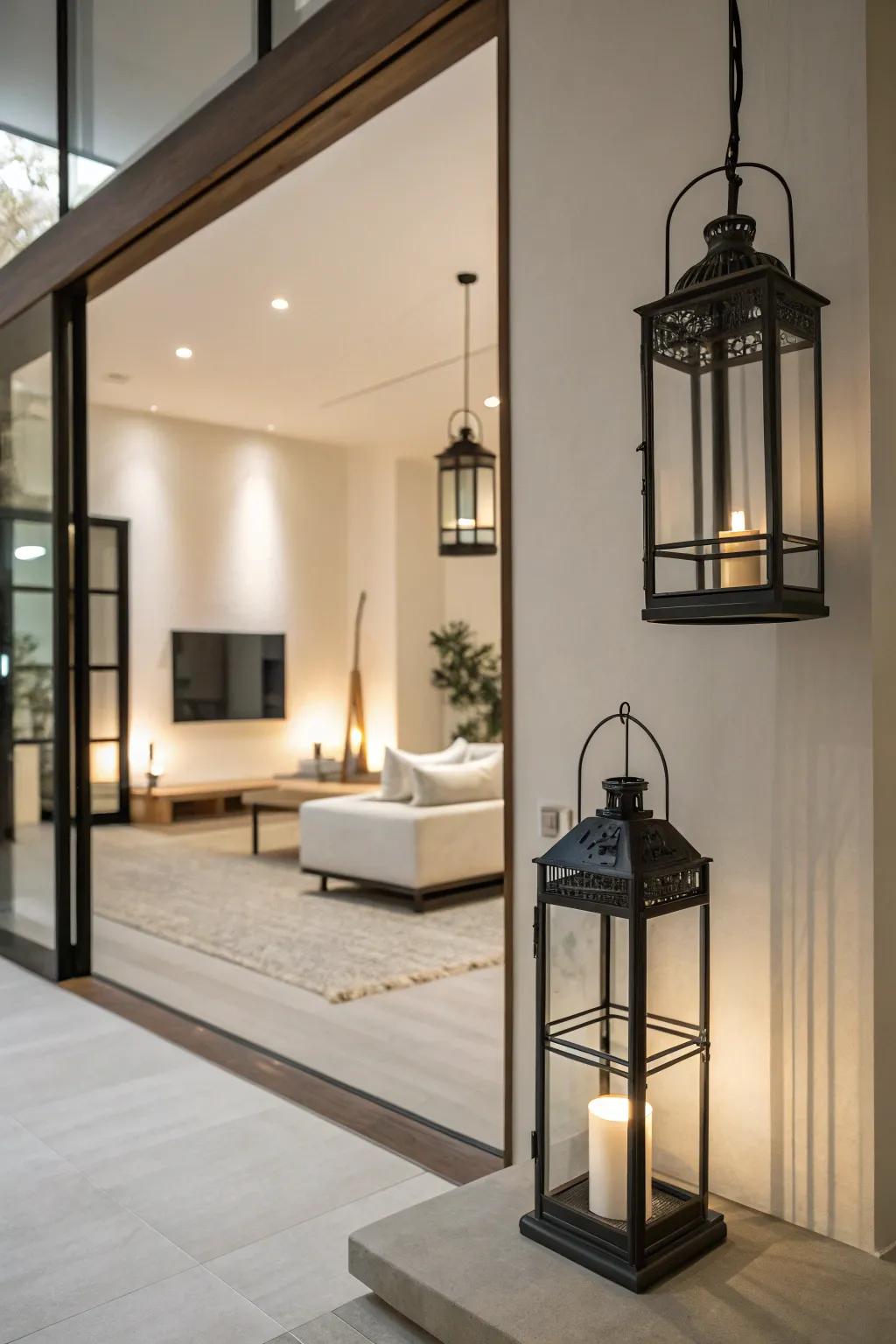 Minimalist luminaries make a statement with sleek simplicity.
