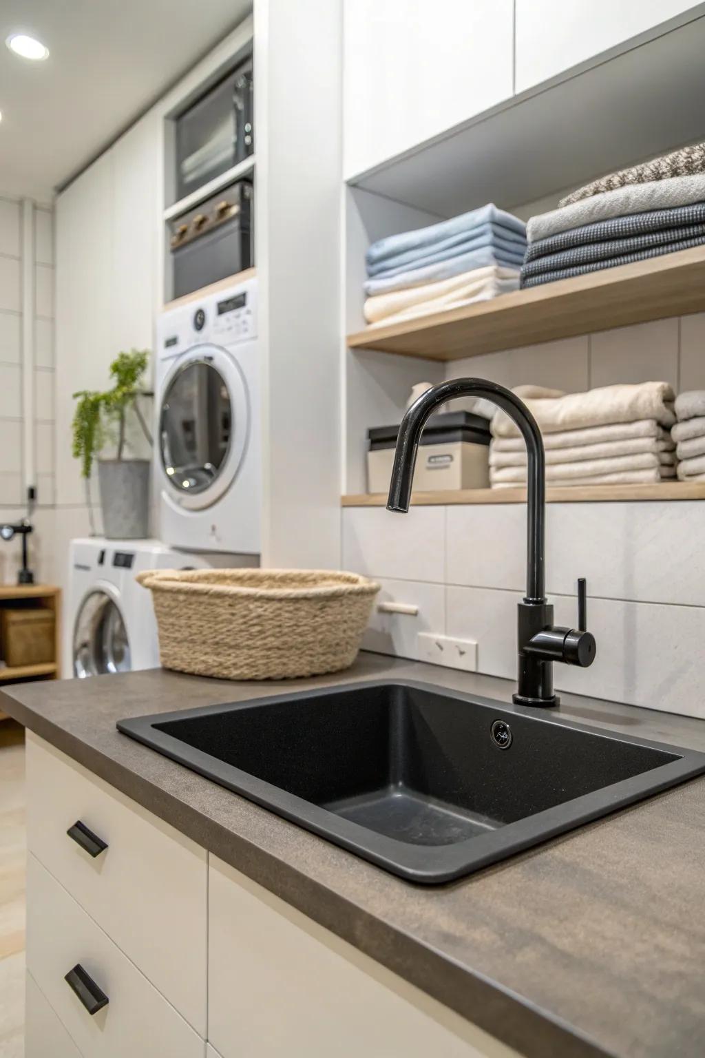 With a sink, you can easily complete daily tasks.