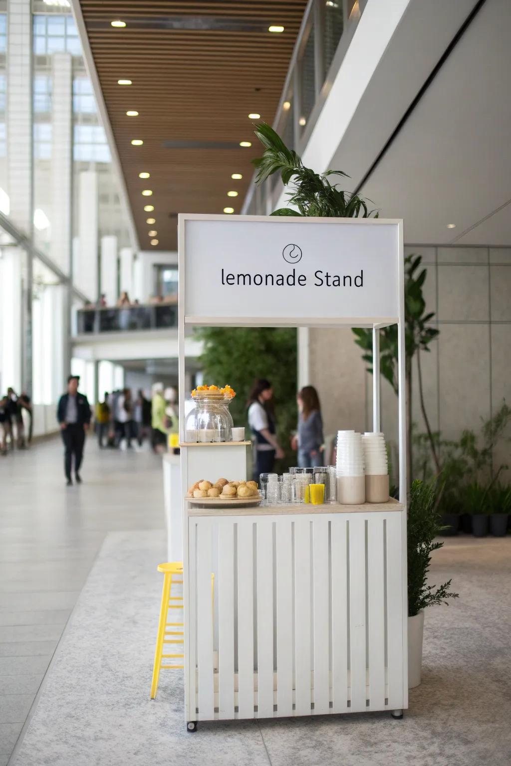 Minimalist displays offer a slick and modern appeal.