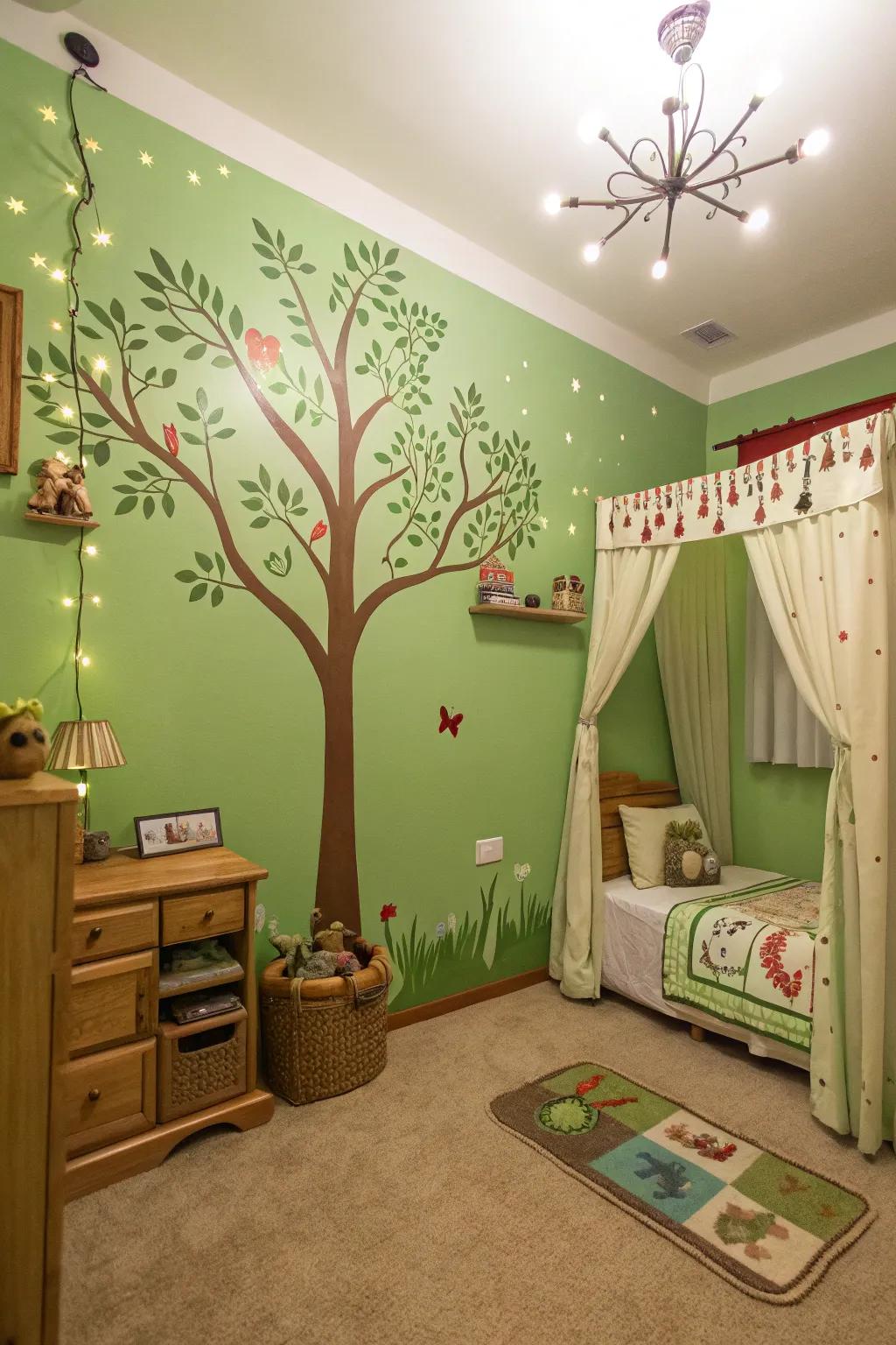A forest enchantment design that beckons adventure and wonder.