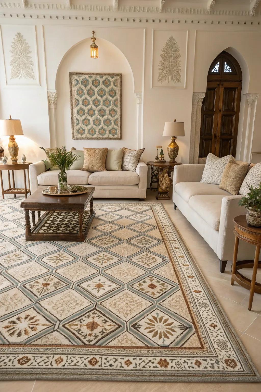 A rug designed in harmony with your home’s details is the missing puzzle piece.