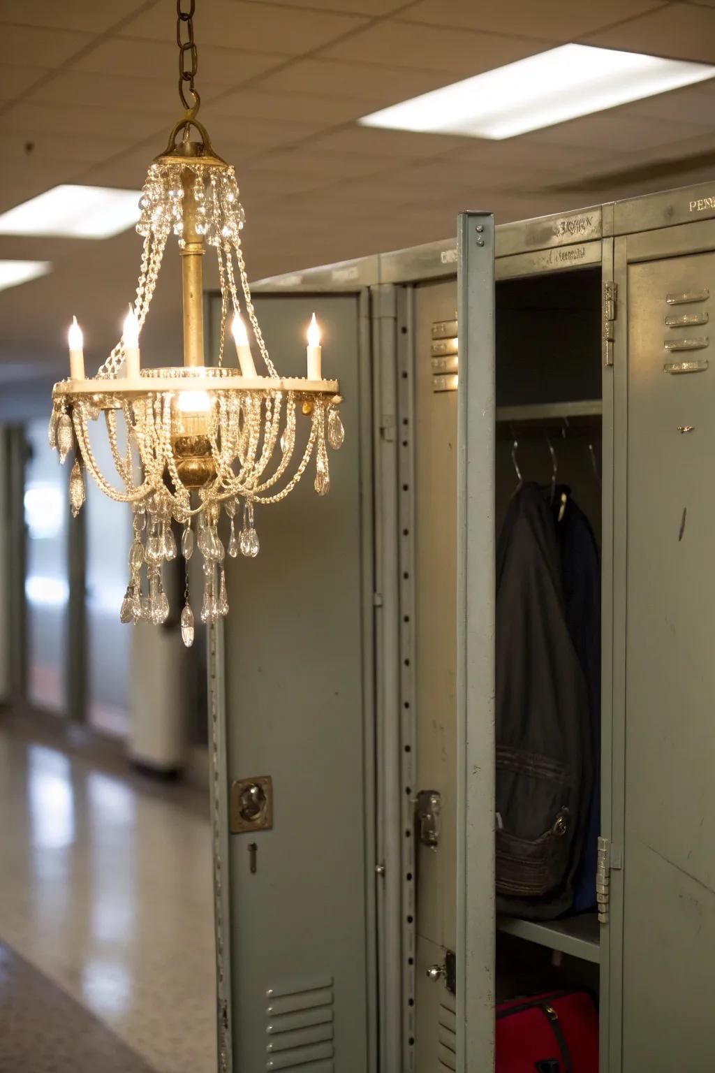 Enhance your style with a charming chandelier.