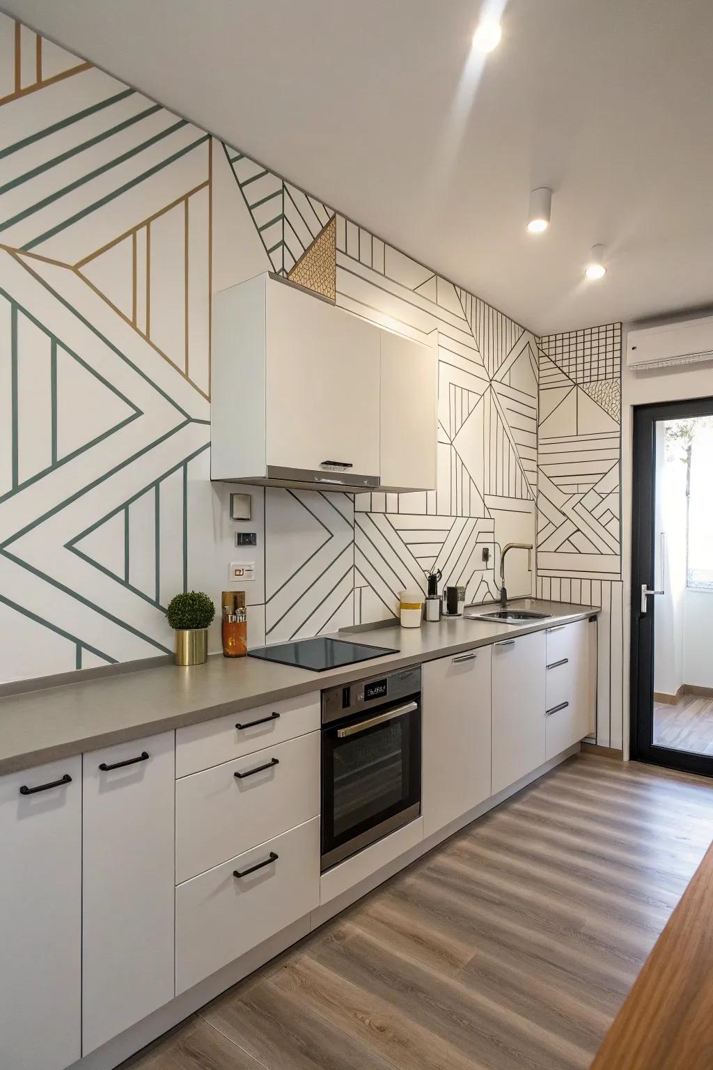 Minimalist stripe patterns deliver understated elegance